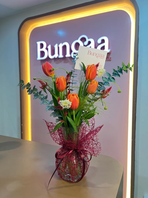Awan – Tulip Bouquet by Bungaa